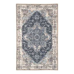 Havana Dørmåtte - Blå, Chenille Polyester, 50x80cm