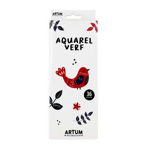 Watercolor Paint Set with 36 Colors