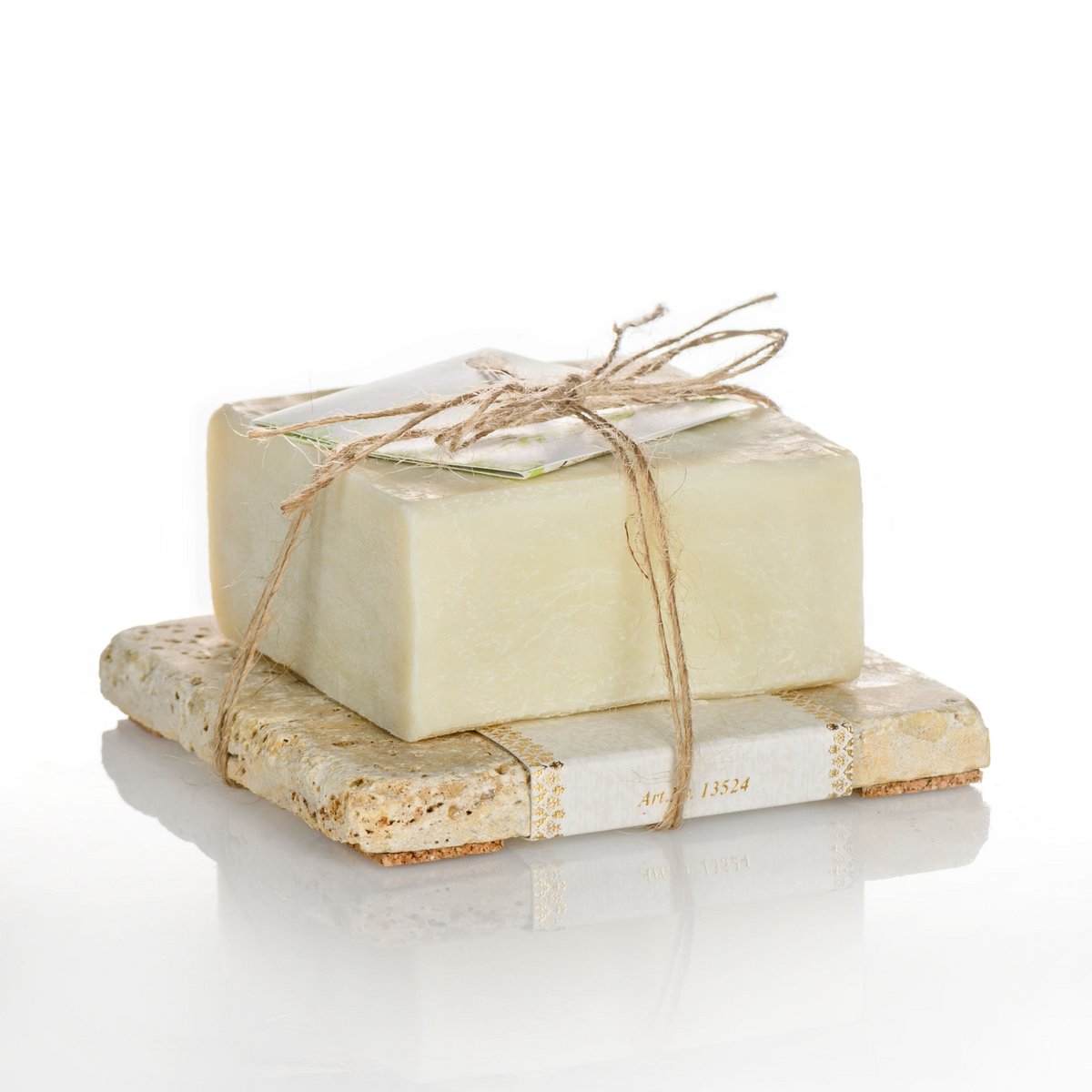 Hamamseife 200 g + Travertin Set