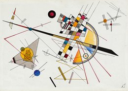 Plakat Kandinsky - Łagodne napięcie