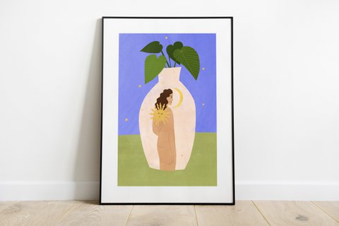Vase Of Secrets - Art Print