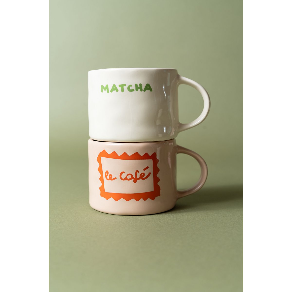 Handgemaakte Sisi -mok, matcha