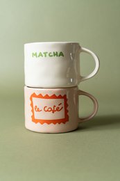Handgemaakte Sisi -mok, matcha