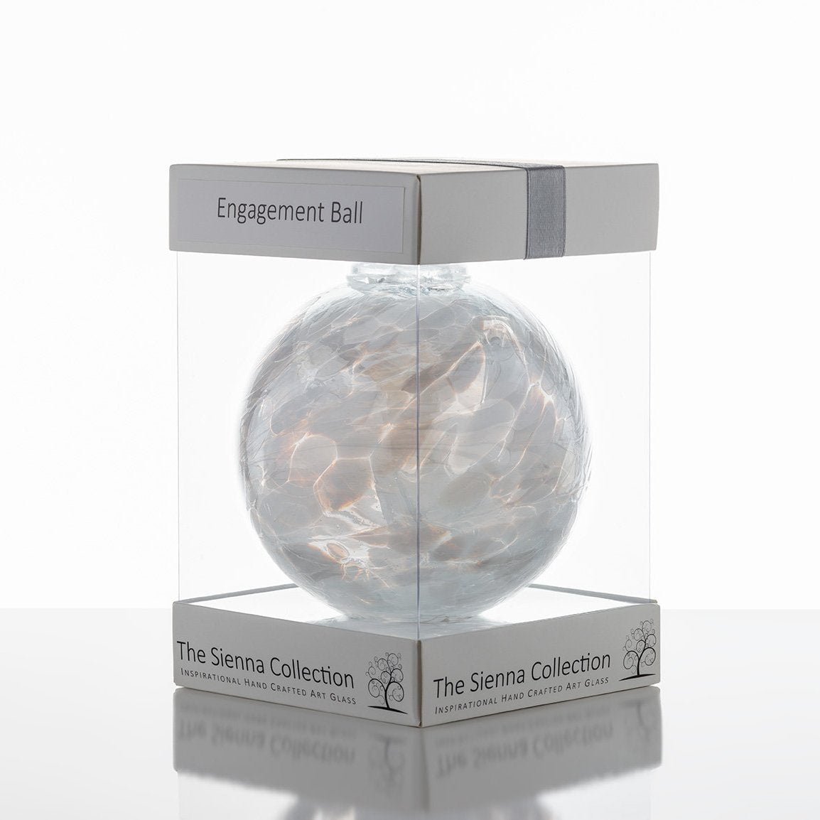 10cm Vriendschapsbal - Verloving - Wit