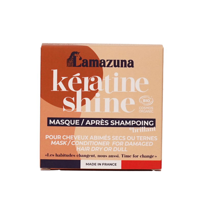 Nowy! Zielona maska ​​keratyny