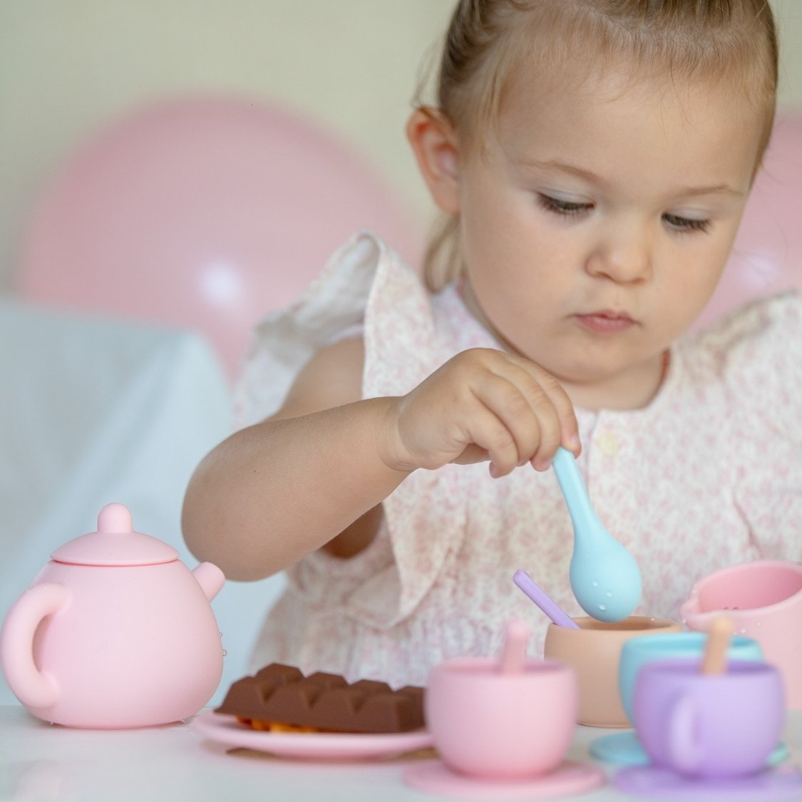 Dinette, service à Thé en Silicone 