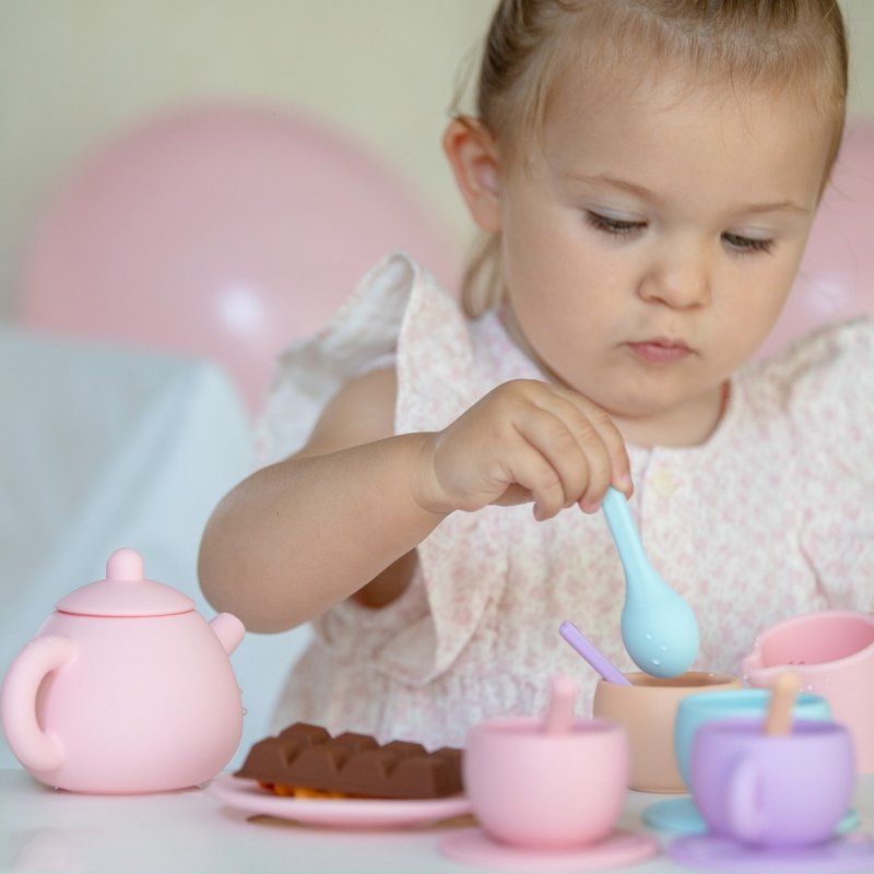 Dinette, service à Thé en Silicone 