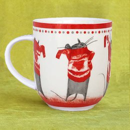 One Size Fits All Porcelain Mug