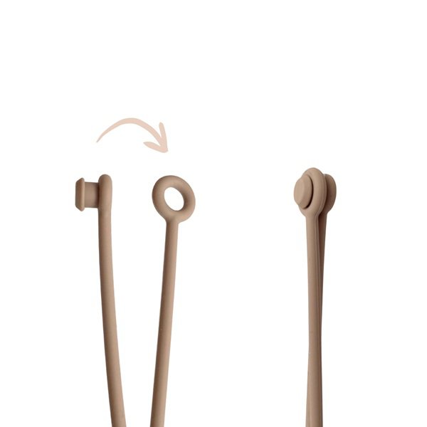 Pacificateur - 100% Silicone - Système de montage pratique - Taupe