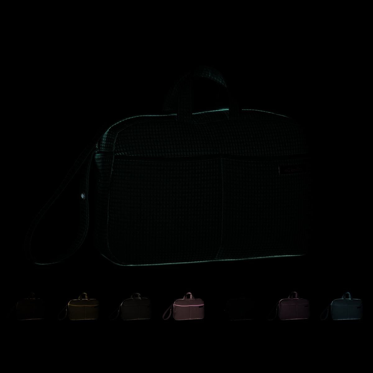Torba ciążowa typu crossbody do wózka dziecięcego i szpitala. Praktyczny i elegancki organizer o dużej pojemności. Produkt wyprodukowany w Hiszpanii.