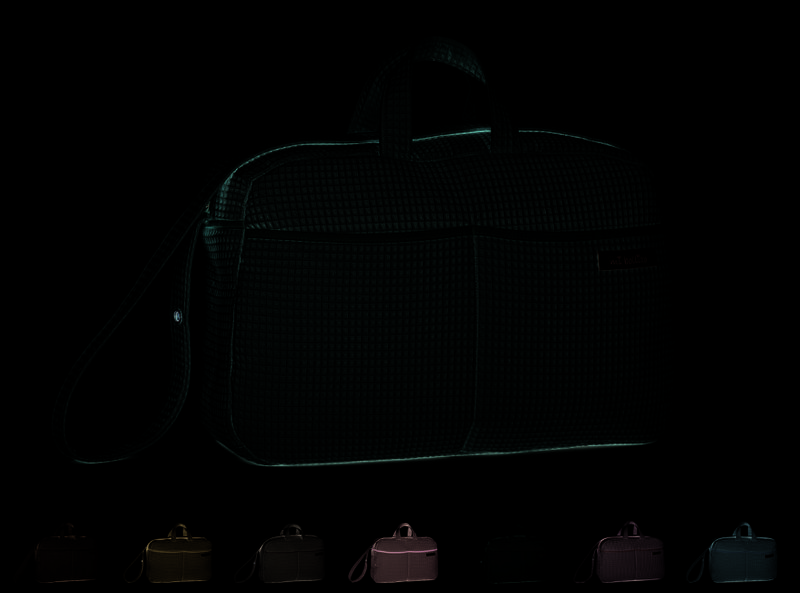 Crossbody barselstaske til barnevogn og hospital. Praktisk og elegant organisatortaske med stor kapacitet. Produkt fremstillet i Spanien.
