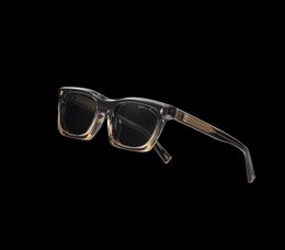 Walton et Mortimer NO. 54 : Lunettes de soleil grises transparentes "Inferno"