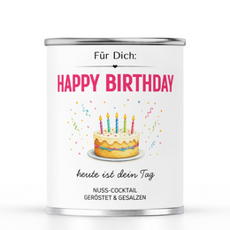 Cóctel de frutos secos “FELIZ CUMPLEAÑOS – Hoy es tu día”