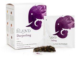 Darjeeling FTGFOP-1 tea in a 15 pyramid box. High-quality black tea with a delicate, floral aroma and smooth, slightly sweet flavor.