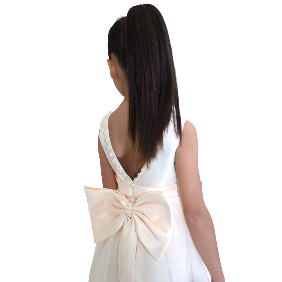 Vestido formal ANABELLA - Melocotón