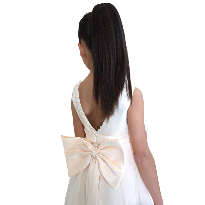 Vestido formal ANABELLA - Melocotón