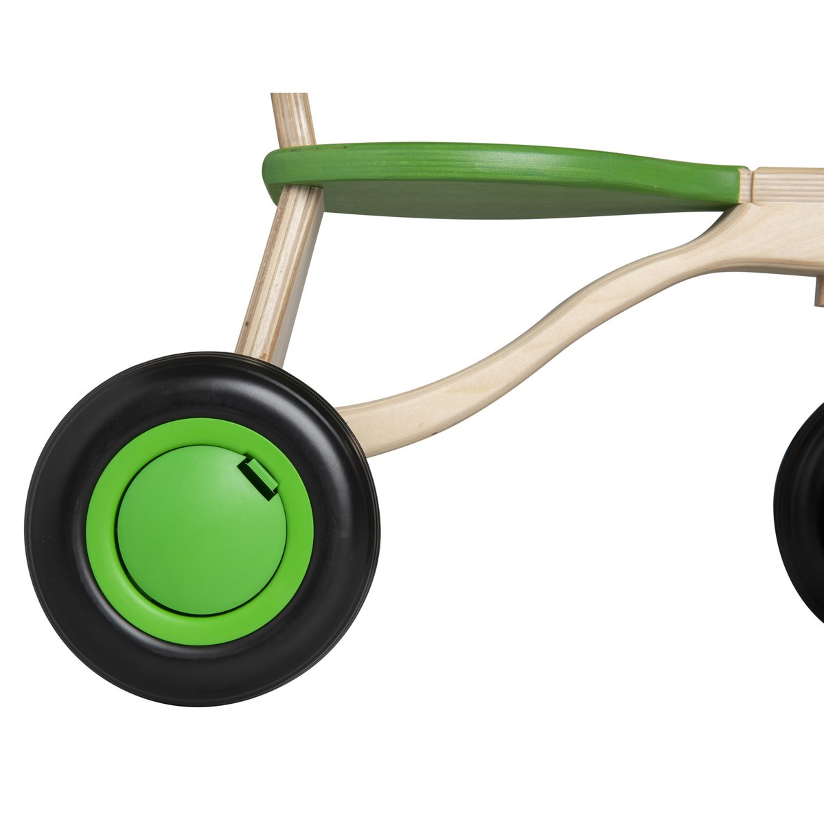 Van Dijk Toys Berken Houten Walking Bike From 1 Year - Green (Childcare Quality)