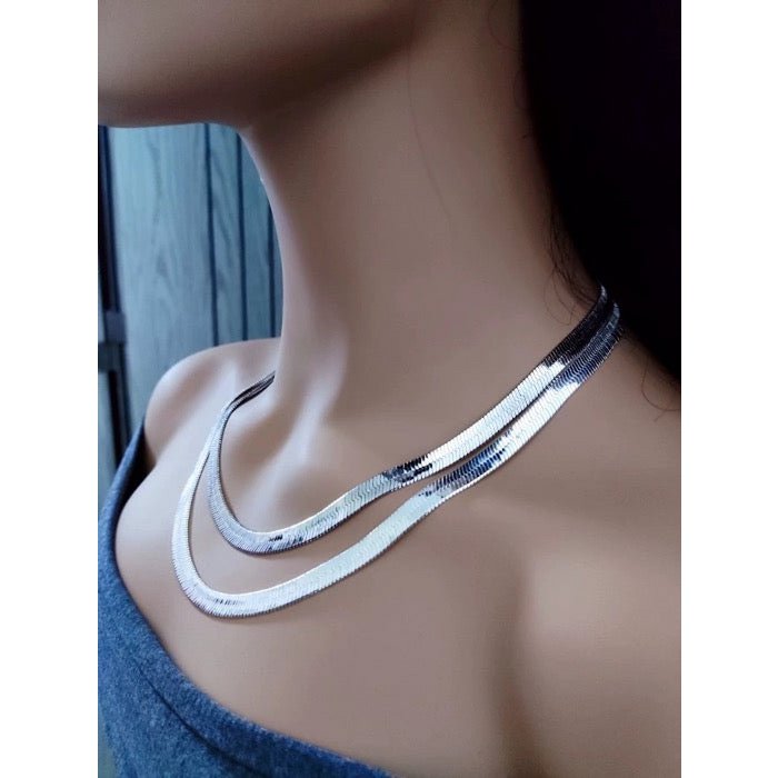 Unisex Herringbone chain - 7mm width