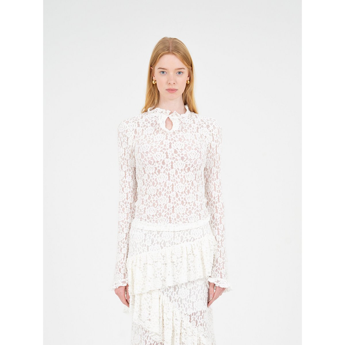 Cupid Lace White Top
