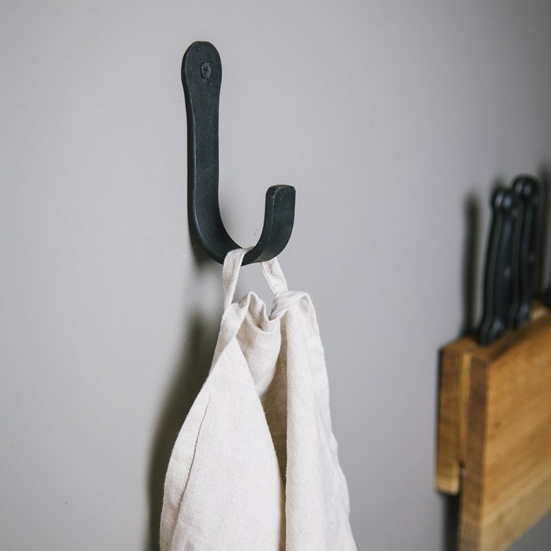 Coat Hook Round, Brut Homeware