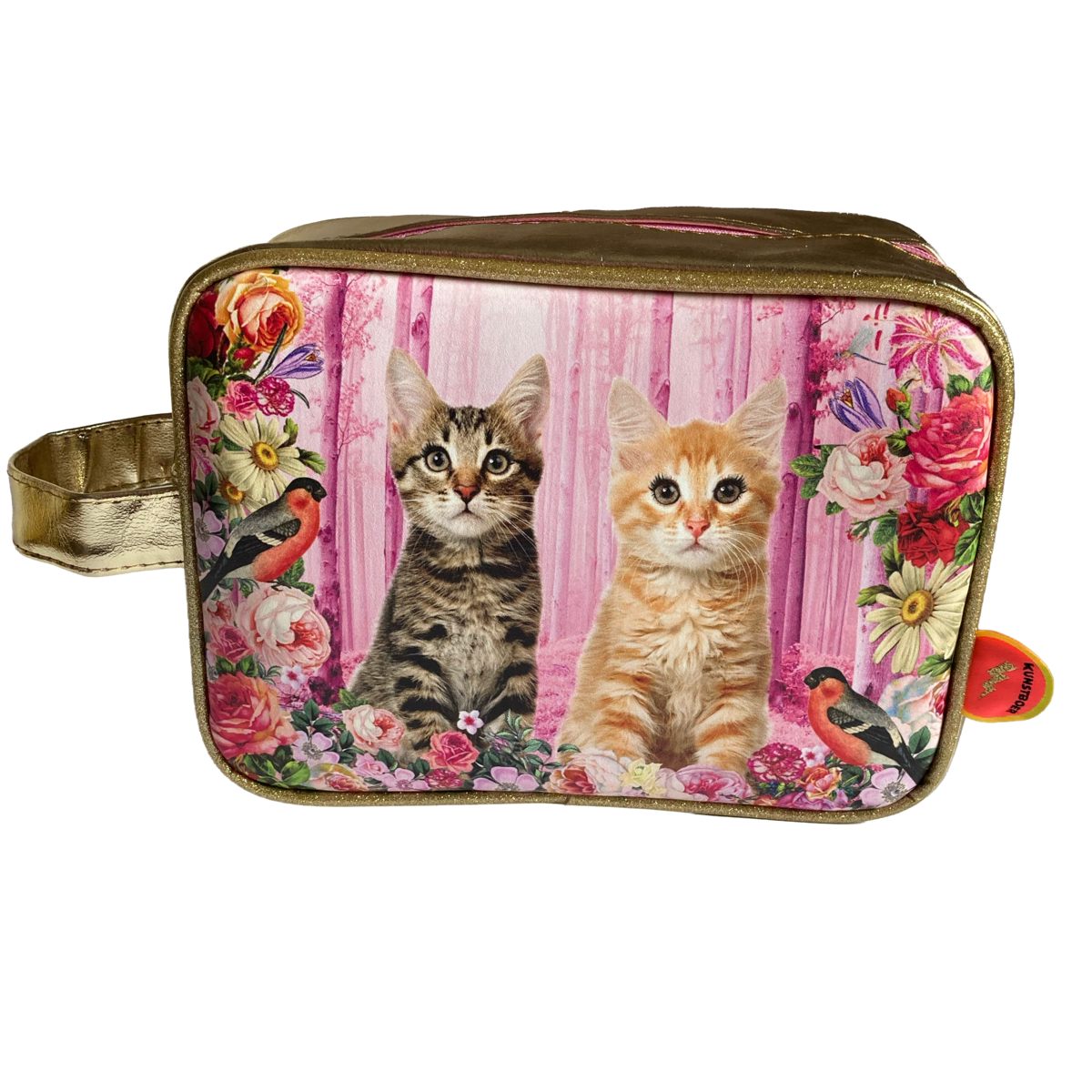 Neceser Fiesta Gato rosa