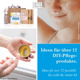 Zrób to sam Zestaw do pielęgnacji WŁOSÓW - TWARZY - USTA firmy spreetherm, w tym butelka z rozpylaczem wykonana z materiału pochodzącego z recyklingu, naturalnych składników i wielu innych. %23 upominek pielęgnacyjny
