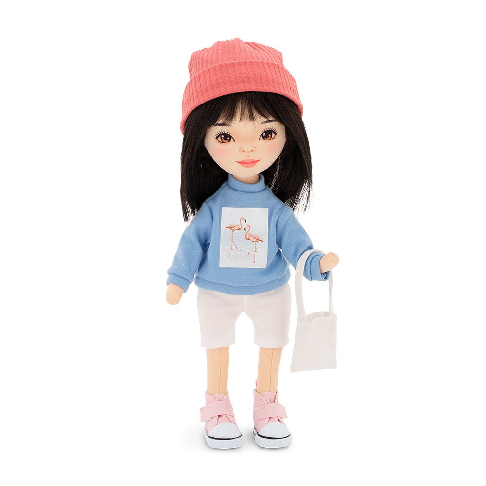 Soft toy, Sweet Sister - Lilu in a Light Blue Sweatshirt + bonus accessories set (35cm)