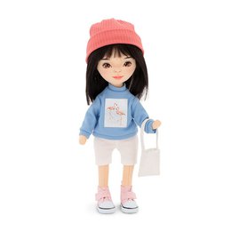 Soft toy, Sweet Sister - Lilu in a Light Blue Sweatshirt + bonus accessories set (35cm)