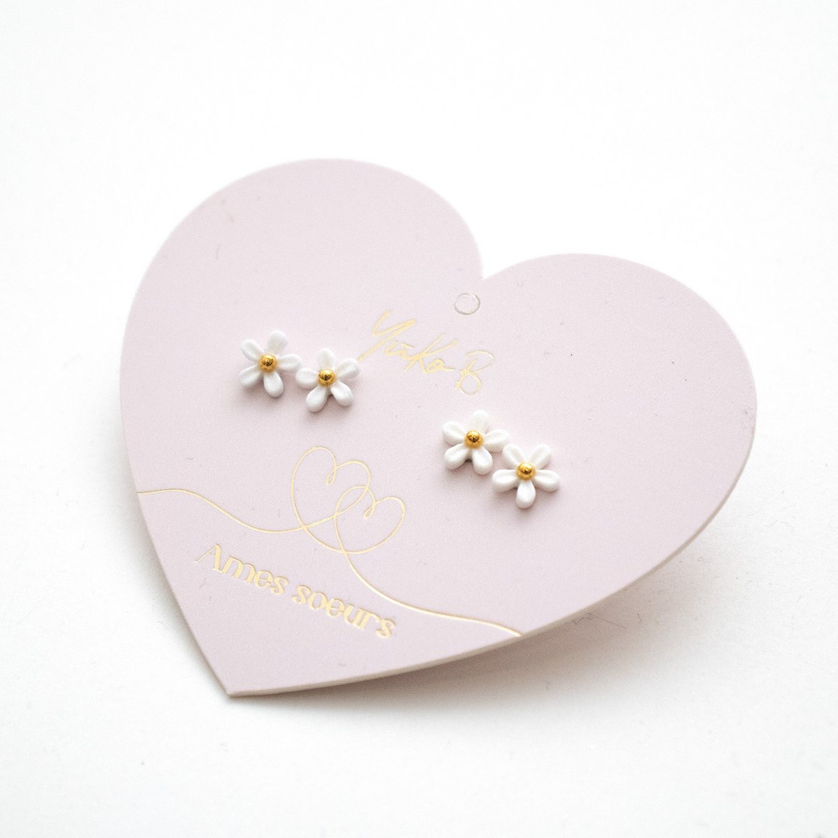 Duo Earrings - Soul Mates - Milk Flowers