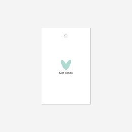 Etiqueta de regalo | Con amor