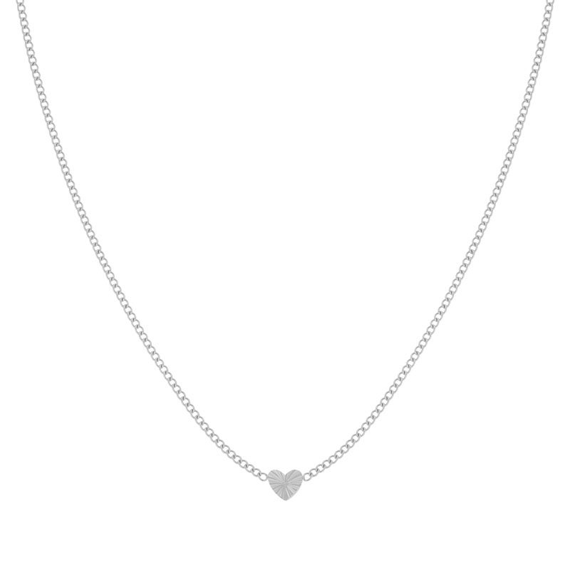 NECKLACE FLAMED HEART