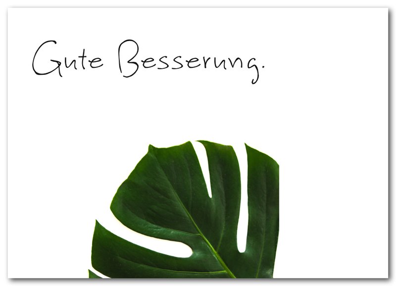 Postkarte "Gute Besserung"