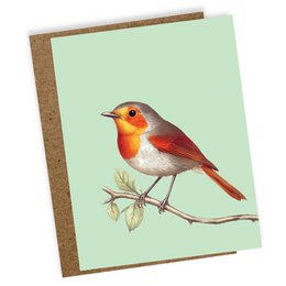 Mini Card de vœux Robin (Robin)