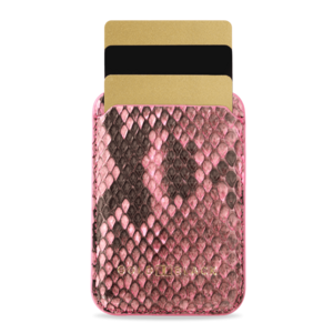 iPhone MagSafe Wallet Pythonleder Pink