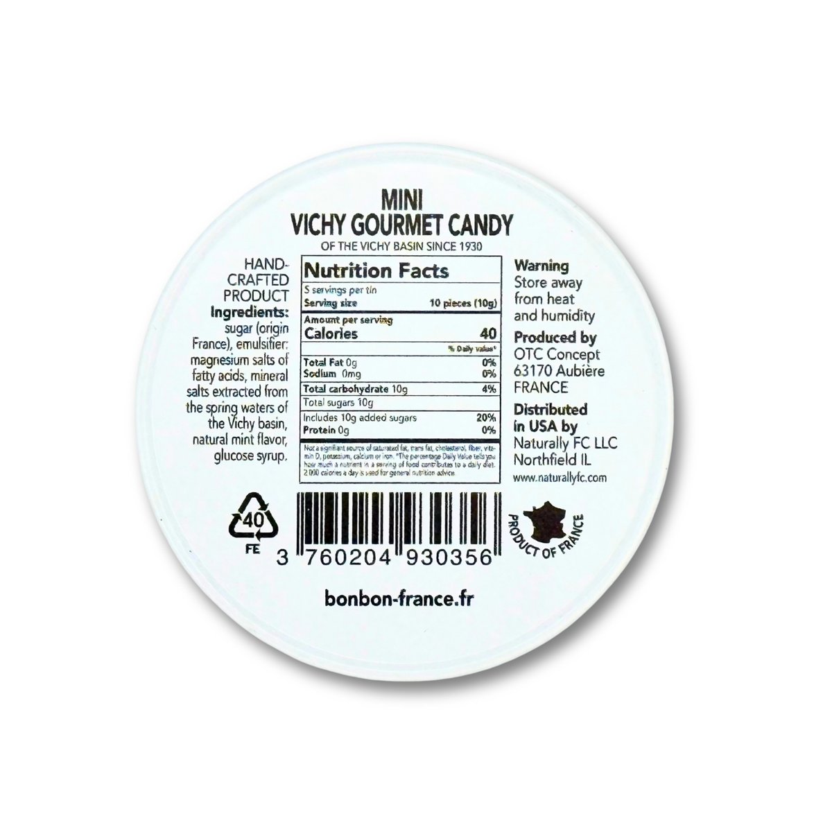 Holy Angel Mini Pastillen Vichy Basin