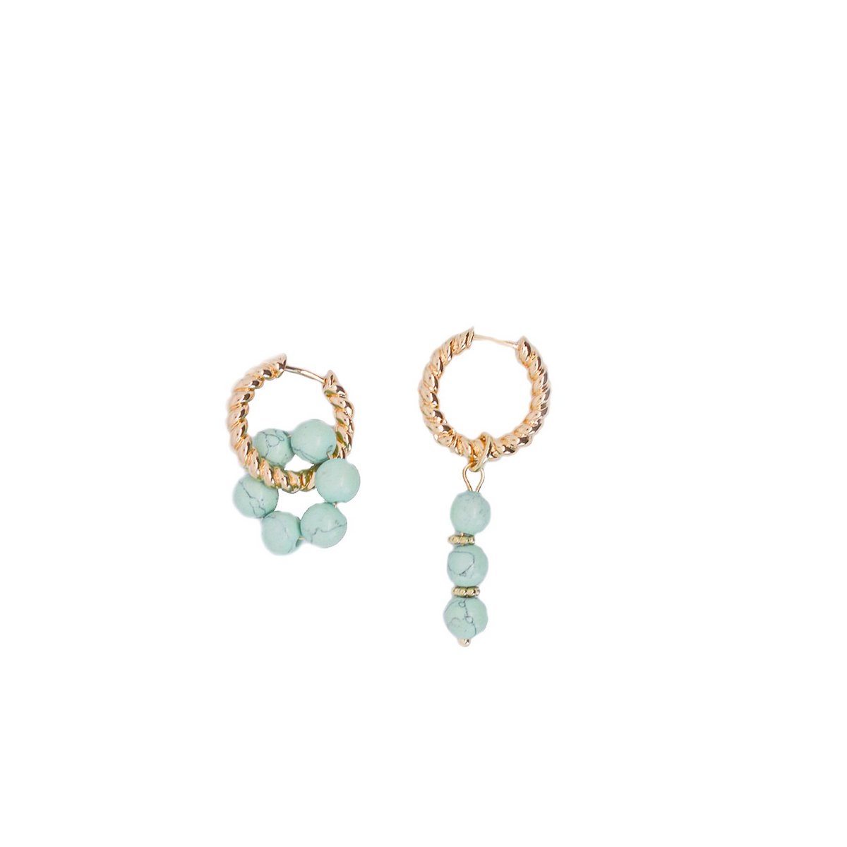 Howlite earrings