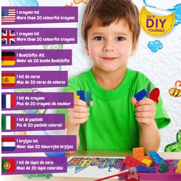 Crayons Lab - Uddannelseslegetøj til børn (7 sprog)