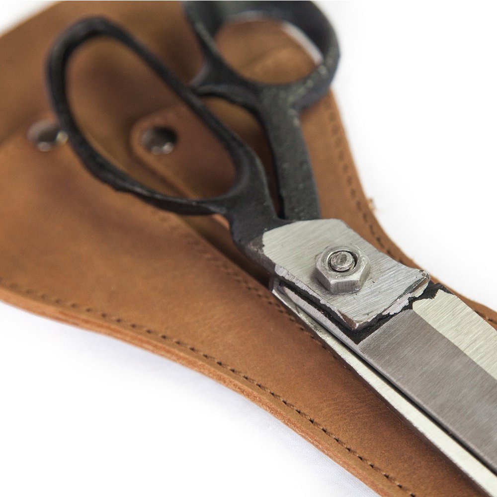 All Purpose scissors with leather sleeve, Brut Homeware