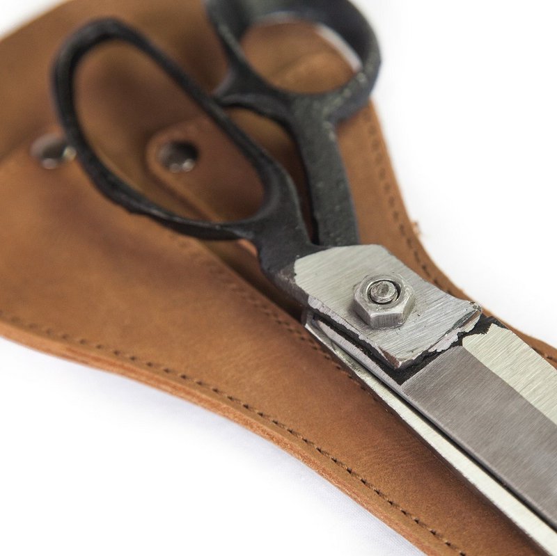 All Purpose scissors with leather sleeve, Brut Homeware