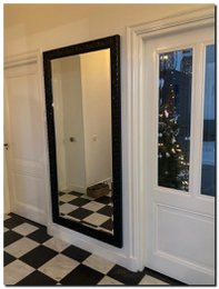 Mirror Sergio High gloss black