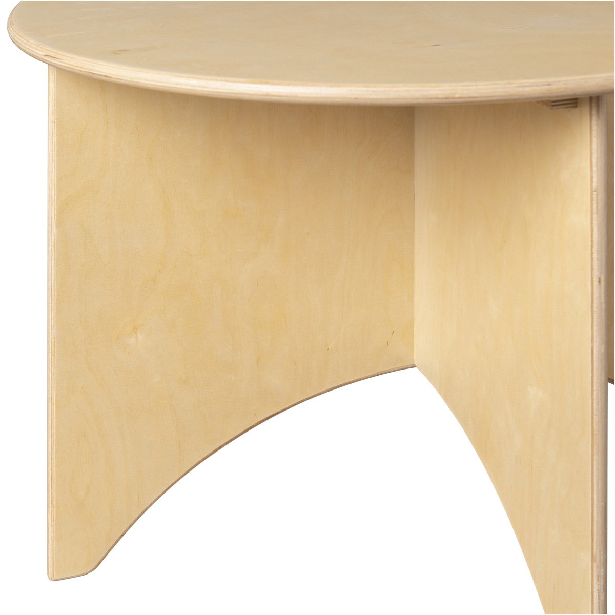 Pertina - Van Dijk Toys Wooden Round Children's Table Apollo for toddlers - Ø75 cm height 60 cm