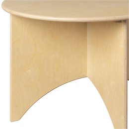 Pertina - Van Dijk Spielzeug Holz rund Kindertisch Apollo für Kleinkinder - Ø75 cm Höhe 60 cm