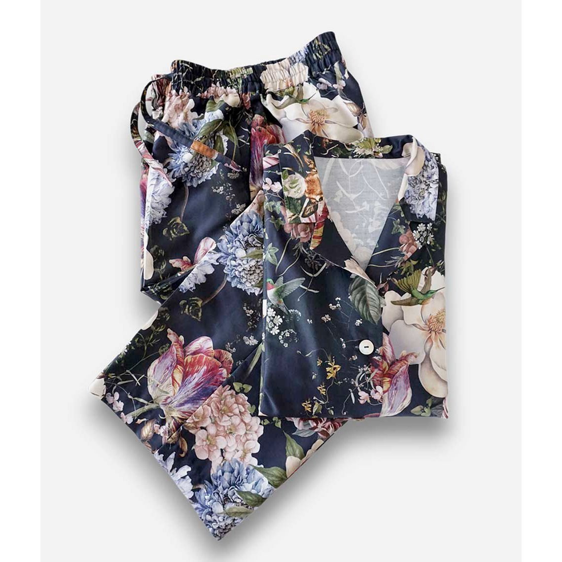 Pyjama (ilga) Magic Garden Bleu Foncé