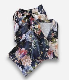 Pyjama (ilga) Magic Garden Bleu Foncé