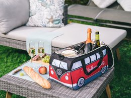 Volkswagen VW T1 Bus Kühltasche (25 l) - Rot & Schwarz