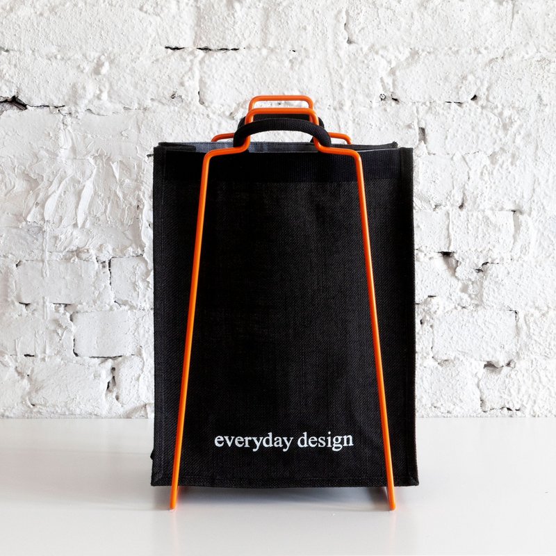 HELSINKI paper bag holder orange
