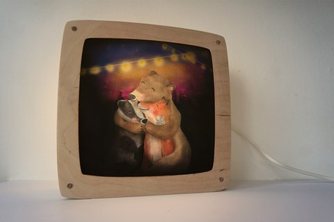 Zauberbild Kuscheltiere