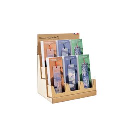 full display 72 wooden bookmarks, the works of Claude Monet