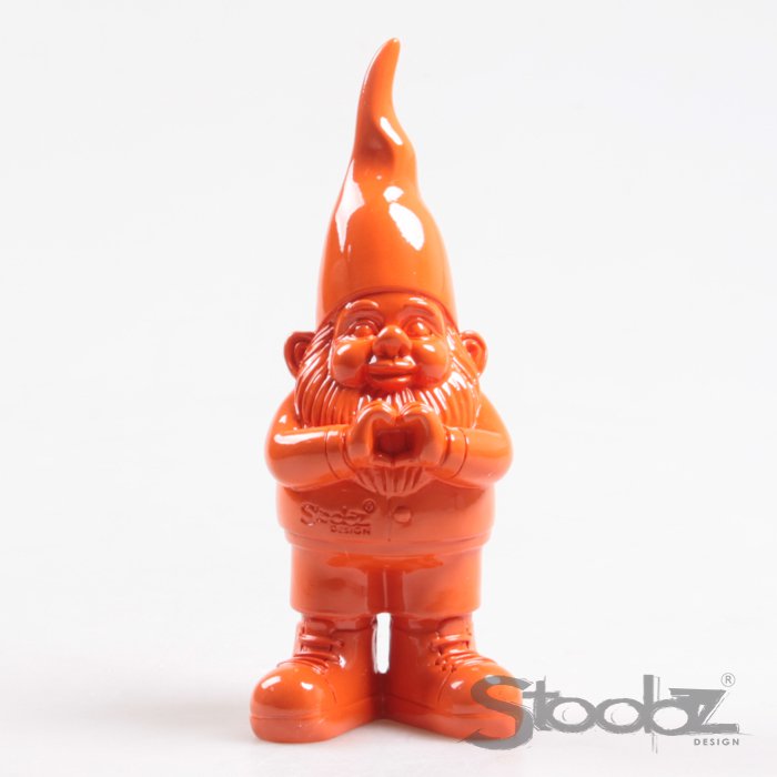 STOOBZ DESIGN – GNOME HERZ 8x10x20 CM ORANGE