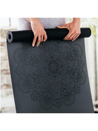 DIYogi™ GRÅ YOGAMÅTTE - MANDALA